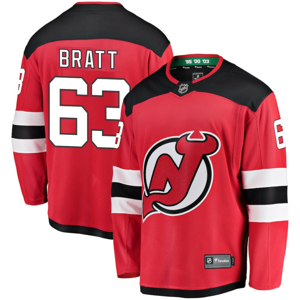 Jesper Bratt New Jersey Devils Fanatics Home Breakaway Player Jersey - Red | US 2994945