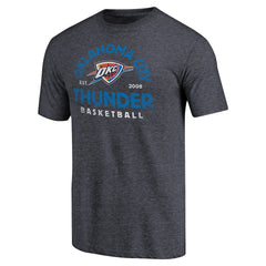 Oklahoma City Thunder Vintage Arch Tri-Blend T-Shirt Navy