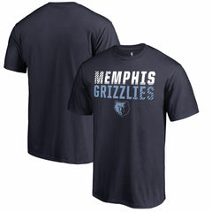Memphis Grizzlies Fade Out T-Shirt Navy
