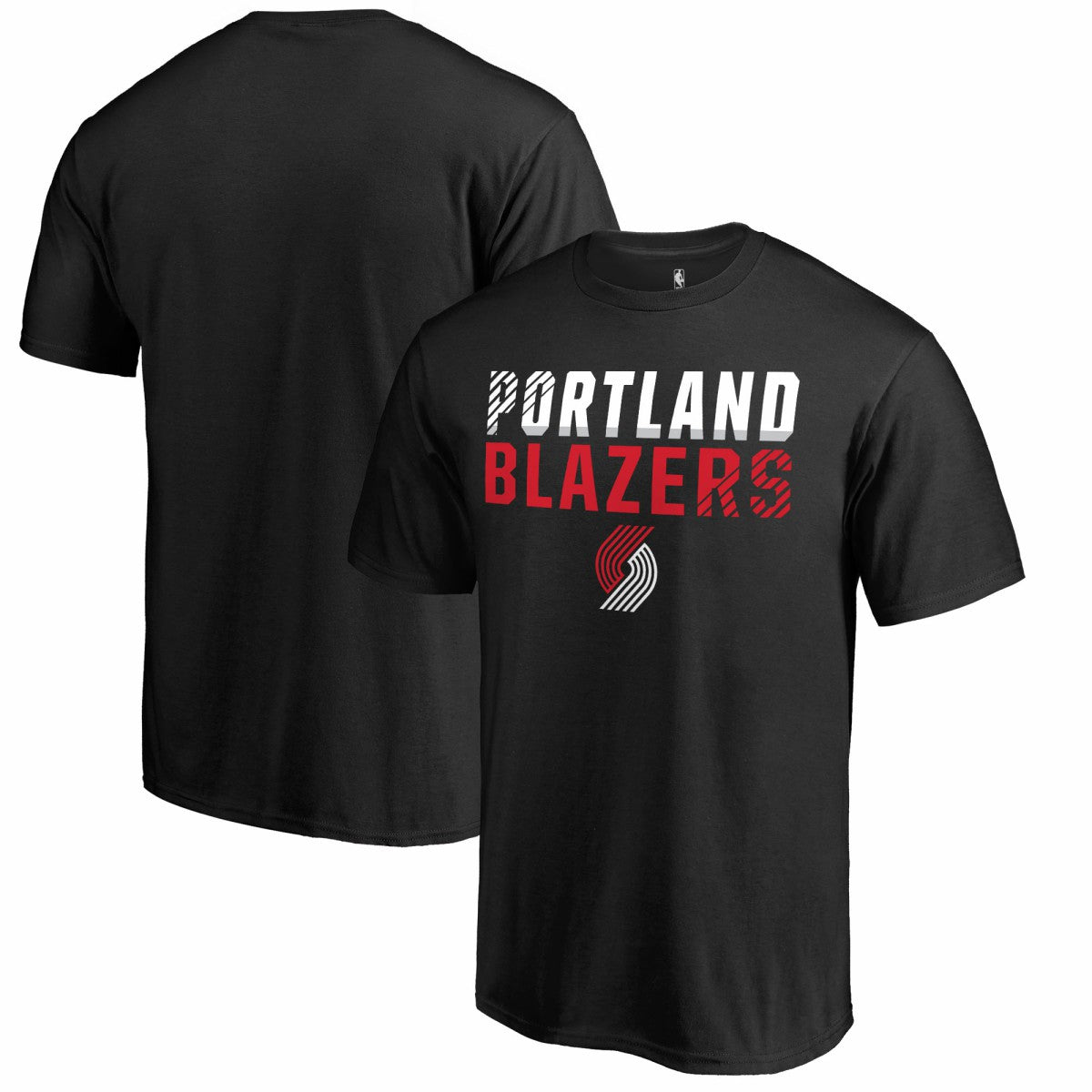Portland Trail Blazers Fade Out T-Shirt Black outlet