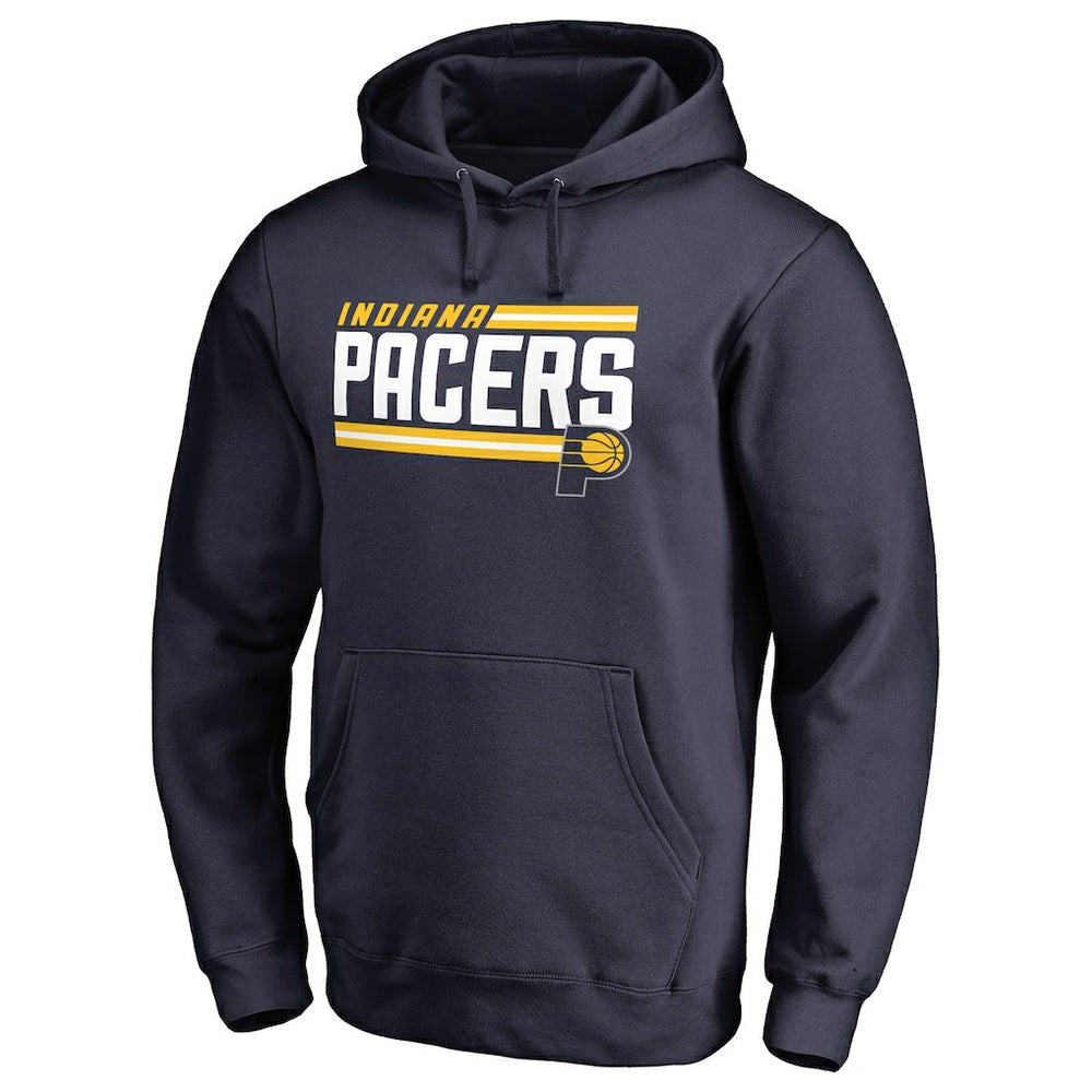 Indiana Pacers Onside Stripe Pullover Hoodie Navy
