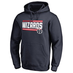 Washington Wizards Onside Stripe Pullover Hoodie Navy