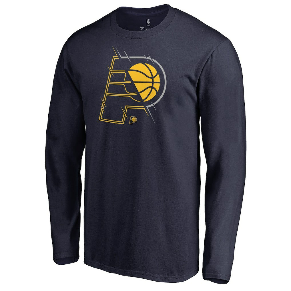 Indiana Pacers X-Ray Long Sleeve T-Shirt Navy