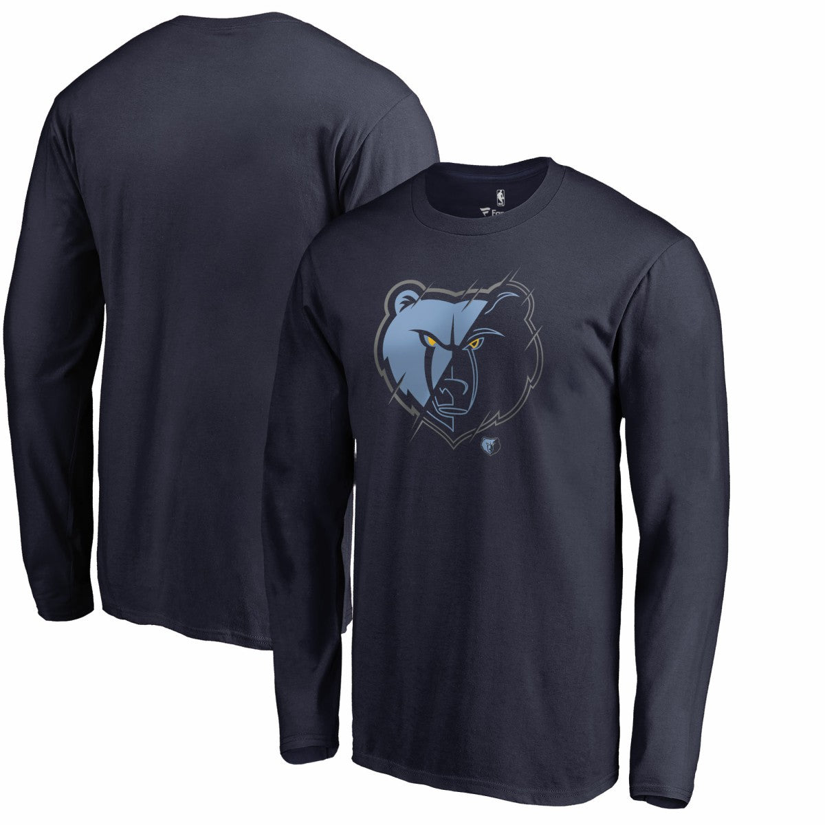 Memphis Grizzlies X-Ray Long Sleeve T-Shirt Navy outlet