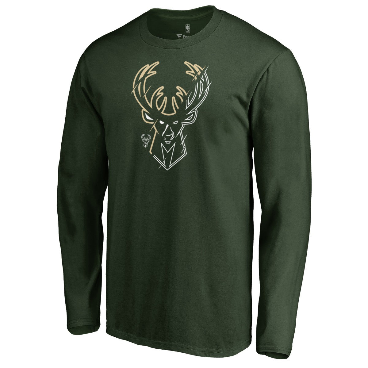 Milwaukee Bucks X-Ray Long Sleeve T-Shirt Green outlet