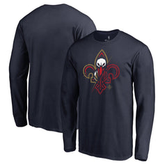 New Orleans Pelicans X-Ray Long Sleeve T-Shirt Navy outlet