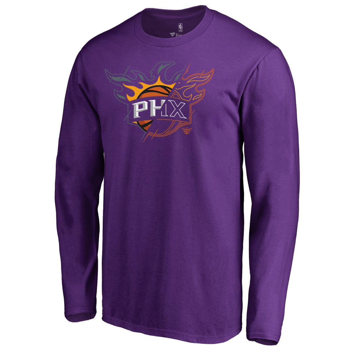 Phoenix Suns X-Ray Long Sleeve T-Shirt Purple