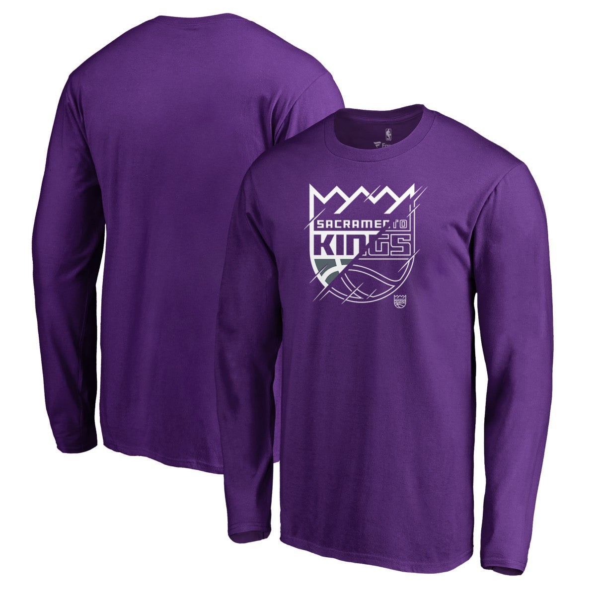 Sacramento Kings X-Ray Long Sleeve T-Shirt Purple