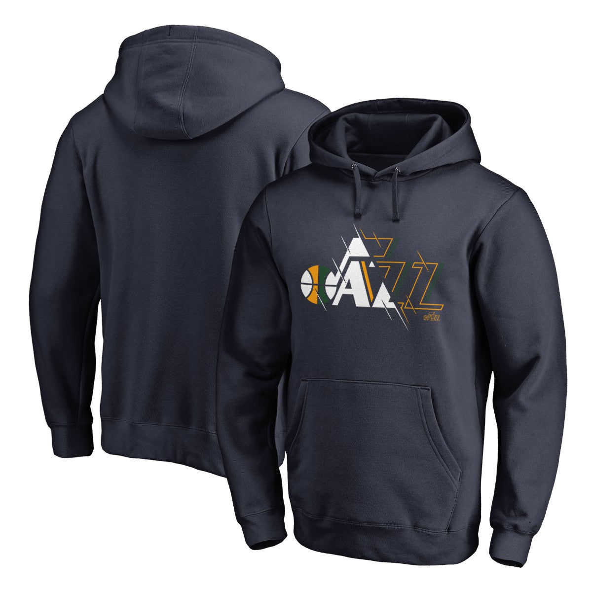 Utah Jazz X-Ray Pullover Hoodie Navy