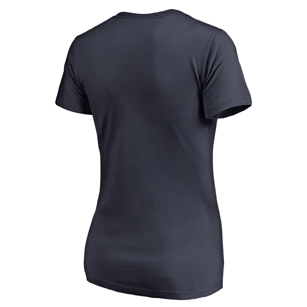 Minnesota Timberwolves Women's Script Assist V-Neck T-Shirt Navy