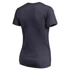 New Orleans Pelicans Women's Script Assist V-Neck T-Shirt Navy