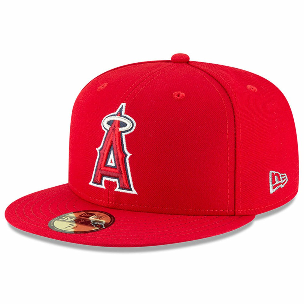 Los Angeles Angels New Era Game Authentic Collection On-Field 59FIFTY Fitted Hat - Red Hats