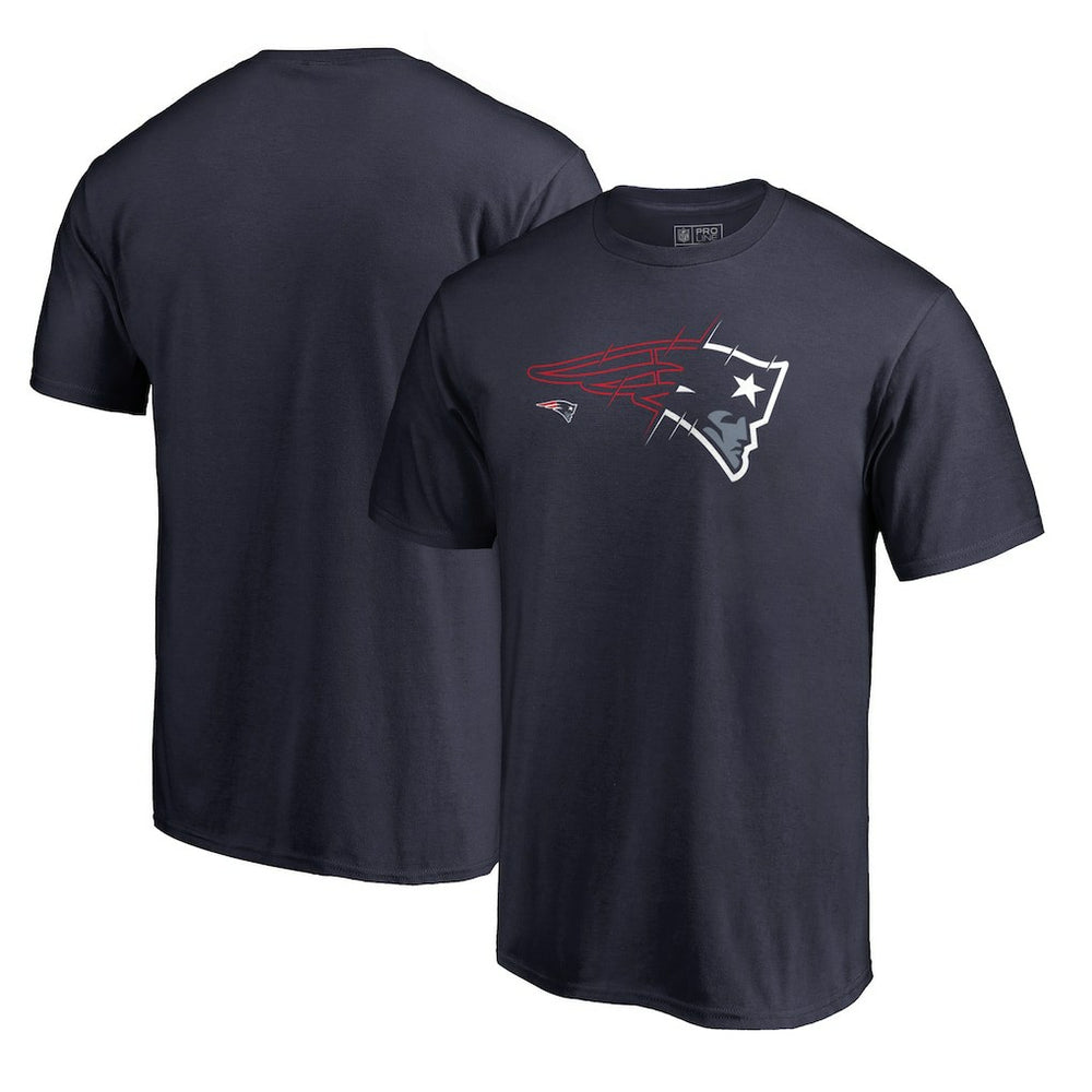 New England Patriots X-Ray T-Shirt - Navy T-shirts