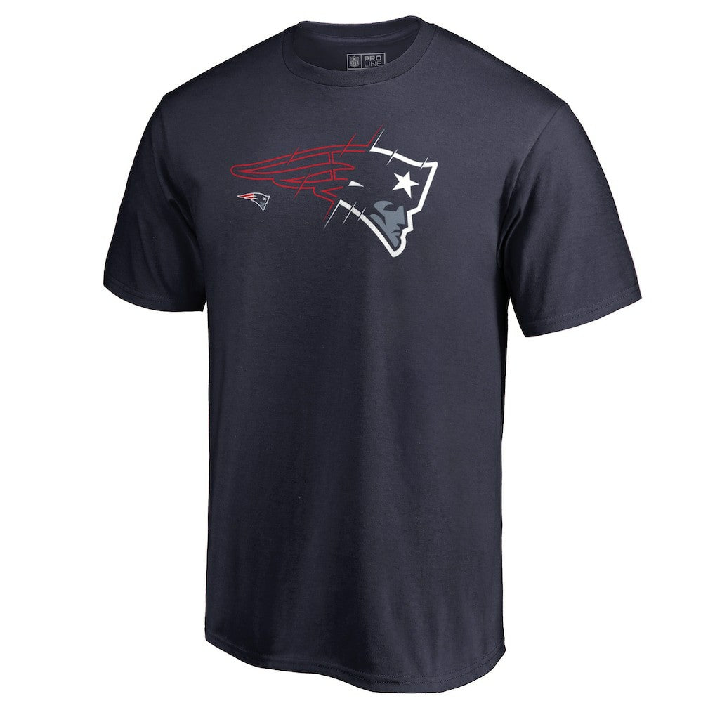 New England Patriots X-Ray T-Shirt - Navy T-shirts