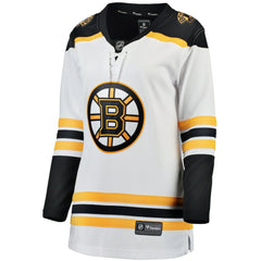 Boston Bruins Fanatics Women's Away Breakaway Jersey - White | US 3009273