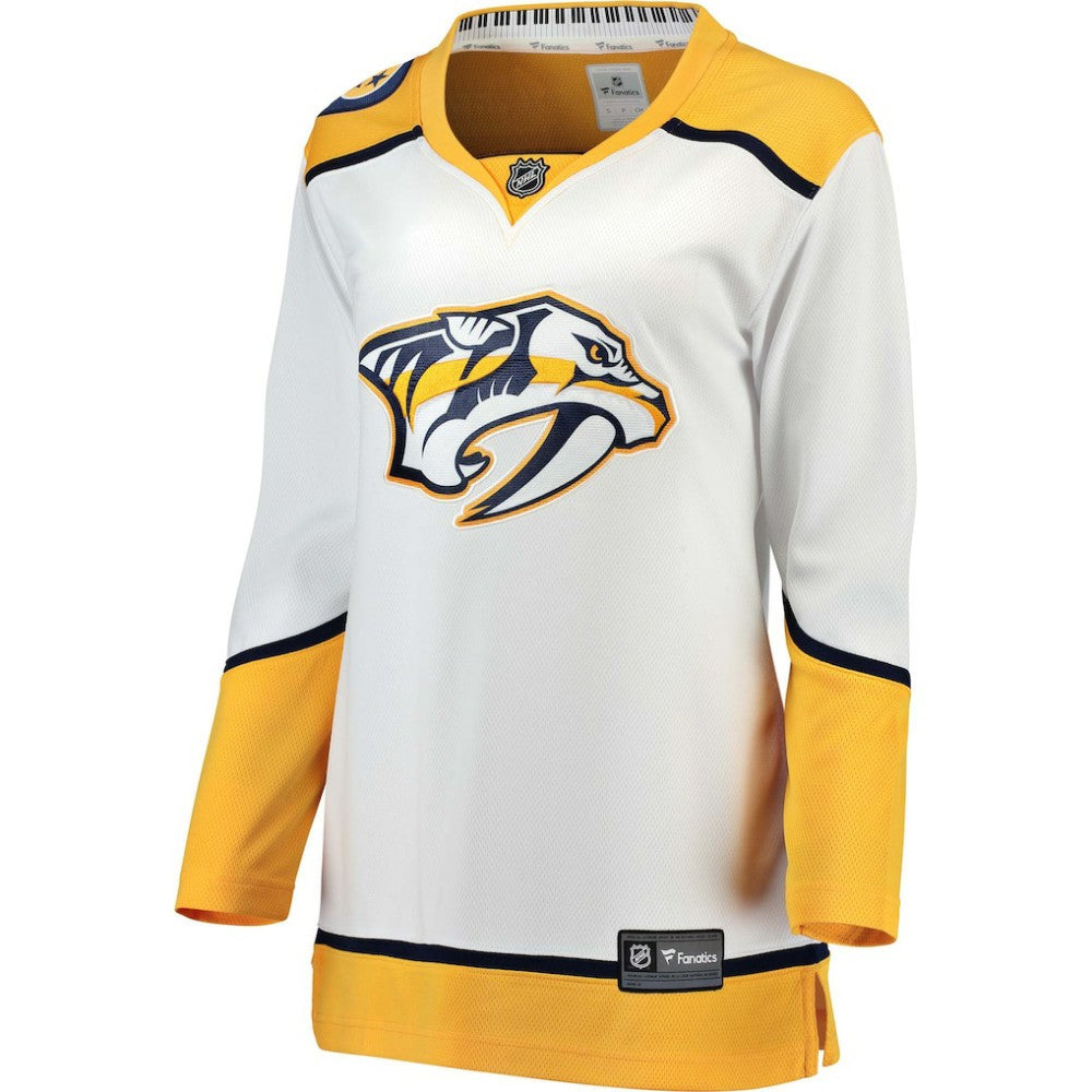 Nashville Predators Fanatics Women's Away Breakaway Jersey - White | US 3009287