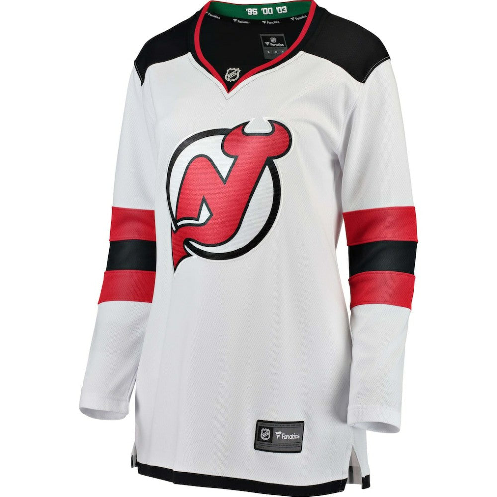 New Jersey Devils Fanatics Women's Away Breakaway Jersey - White | US 3009288