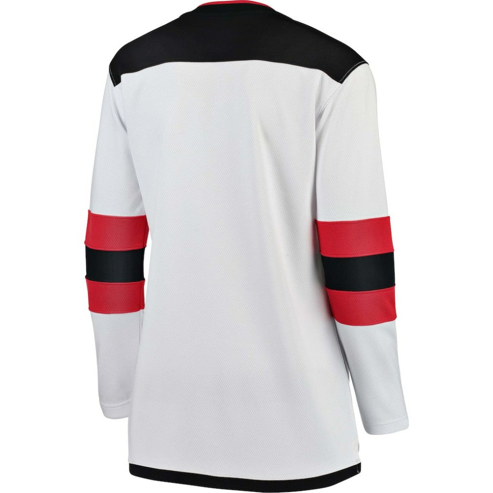 New Jersey Devils Fanatics Women's Away Breakaway Jersey - White | US 3009288