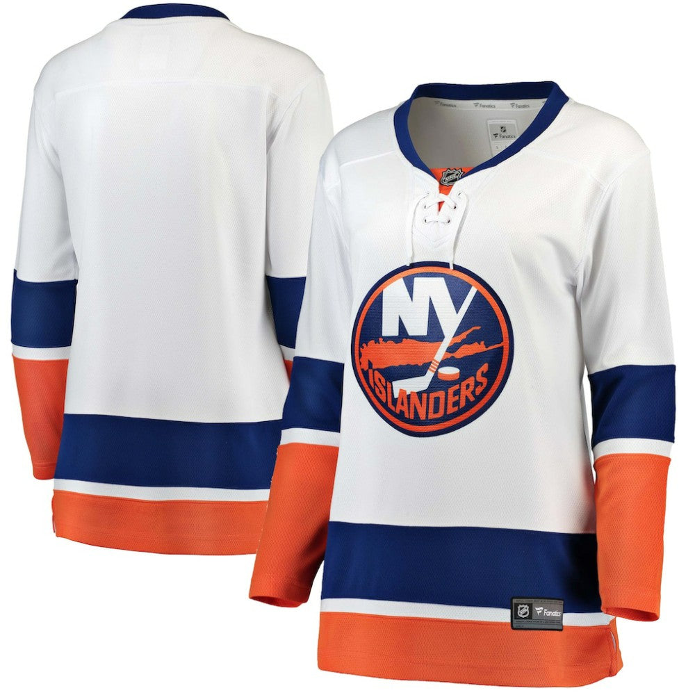 New York Islanders Fanatics Women's Away Breakaway Jersey - White | US 3009289