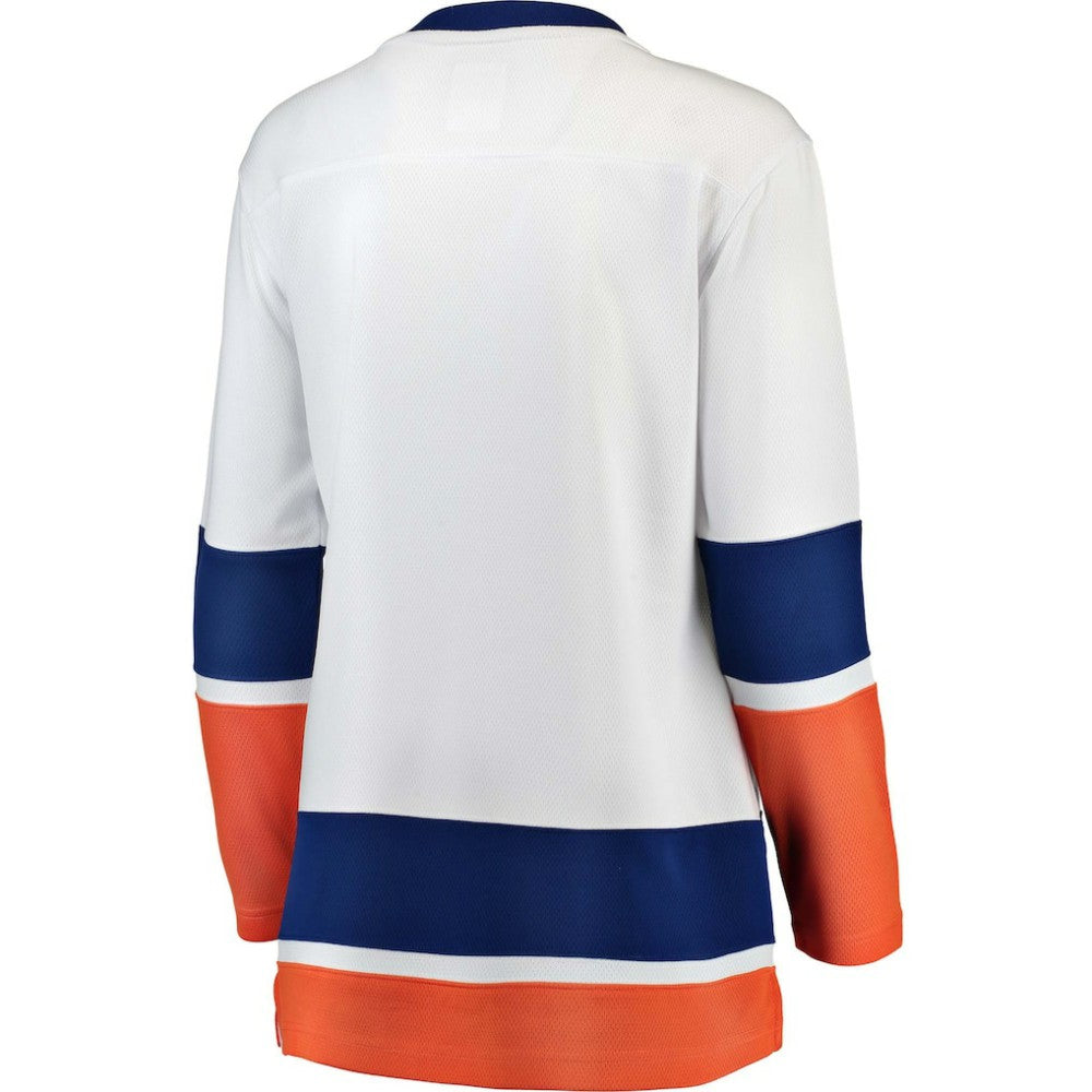 New York Islanders Fanatics Women's Away Breakaway Jersey - White | US 3009289