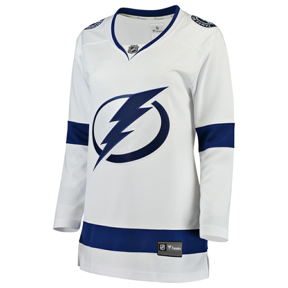 Tampa Bay Lightning Fanatics Women's Away Breakaway Jersey - White | US 3009296