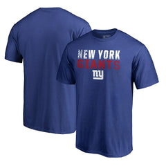 New York Giants Iconic Collection Fade Out T-Shirt - Royal T-shirts