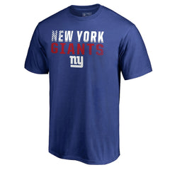 New York Giants Iconic Collection Fade Out T-Shirt - Royal T-shirts