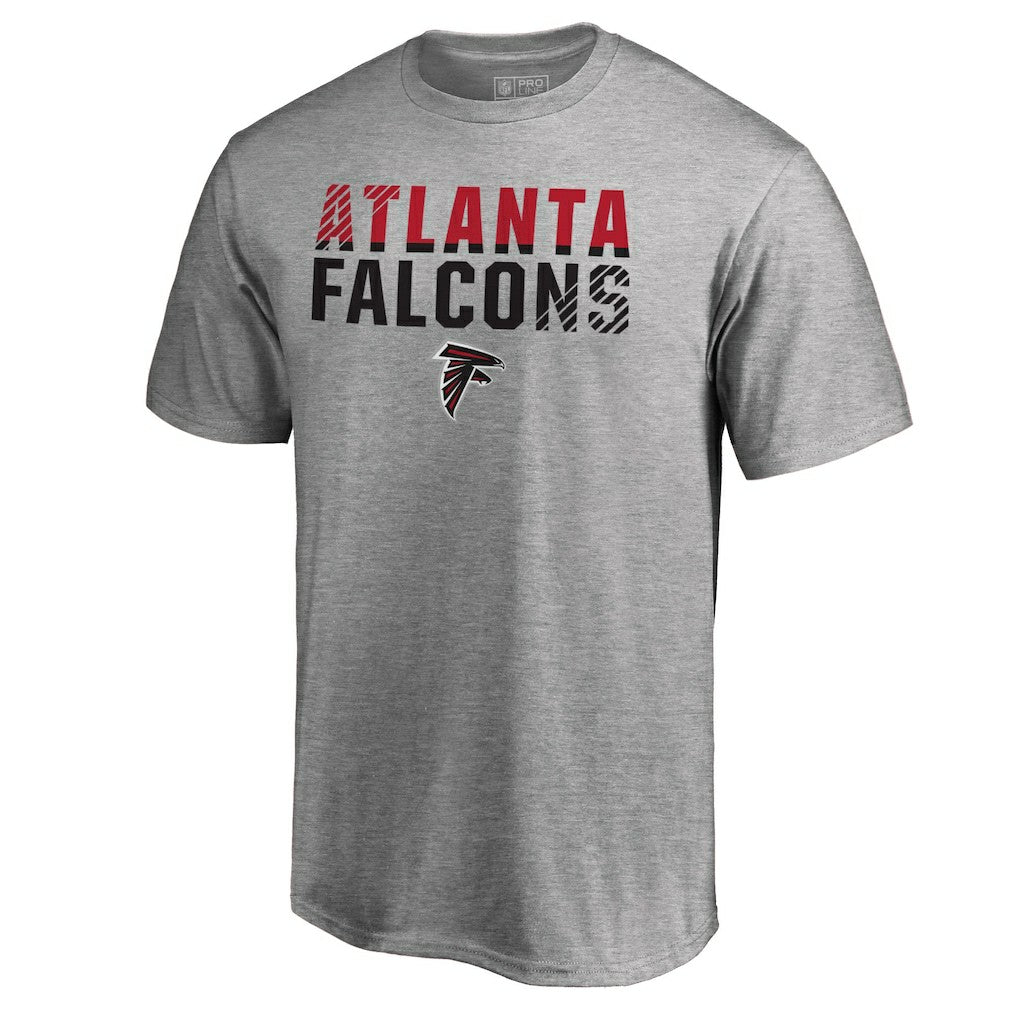 Atlanta Falcons Iconic Collection Fade Out T-Shirt - Ash T-shirts