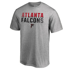 Atlanta Falcons Iconic Collection Fade Out T-Shirt - Ash T-shirts