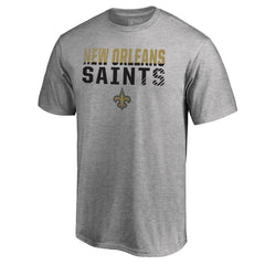 New Orleans Saints Iconic Collection Fade Out T-Shirt - Ash T-shirts