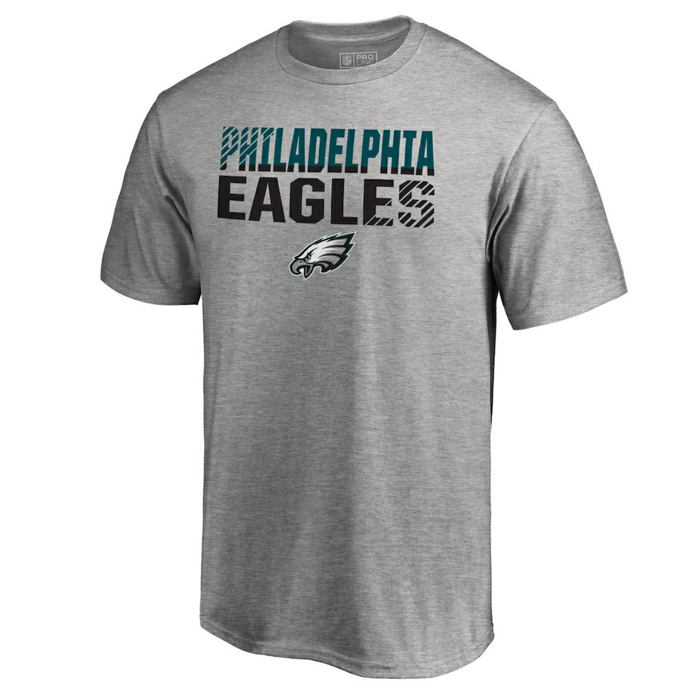 Philadelphia Eagles Iconic Collection Fade Out T-Shirt - Ash T-shirts
