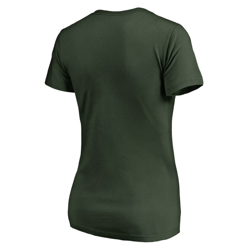 Athletics Women's X-Ray V-Neck T-Shirt - Green T-shirts