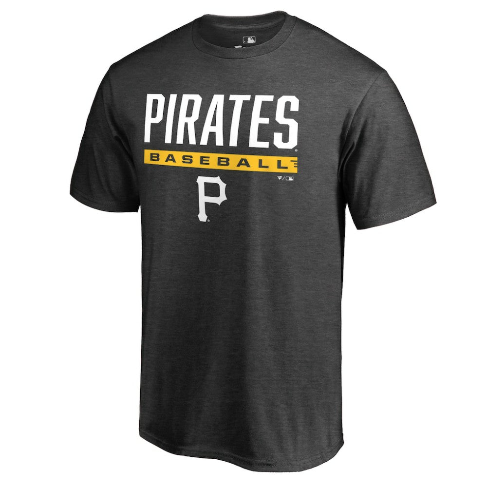 Pittsburgh Pirates Win Stripe T-Shirt - Ash T-shirts