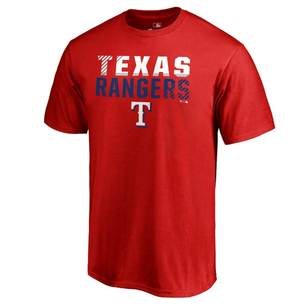 Texas Rangers Fade Out T-Shirt - Red T-shirts