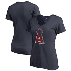 Los Angeles Angels Women's X-Ray V-Neck T-Shirt - Navy T-shirts