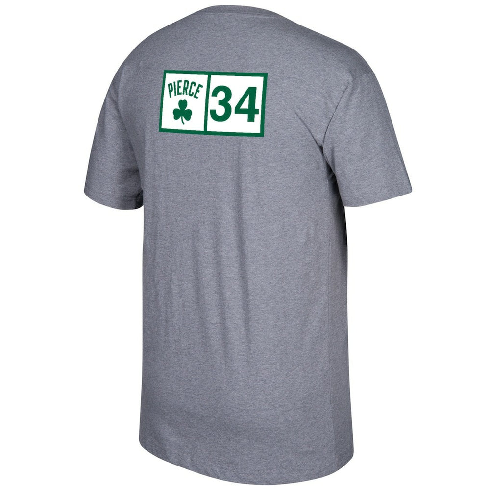Paul Pierce Boston Celtics Graphic T-Shirt Gray - Mitchell & Ness