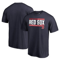 Boston Red Sox Onside Stripe T-Shirt - Navy T-shirts