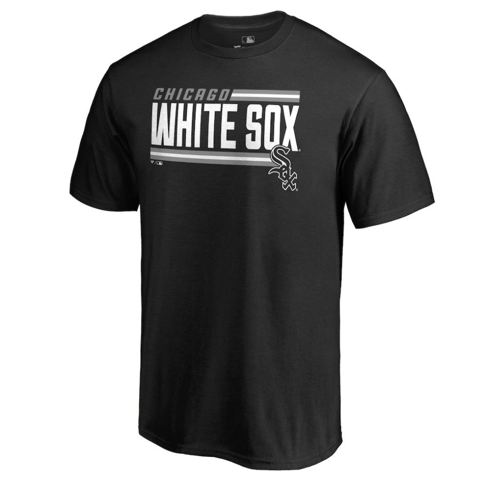 Chicago White Sox Onside Stripe T-Shirt - Black T-shirts