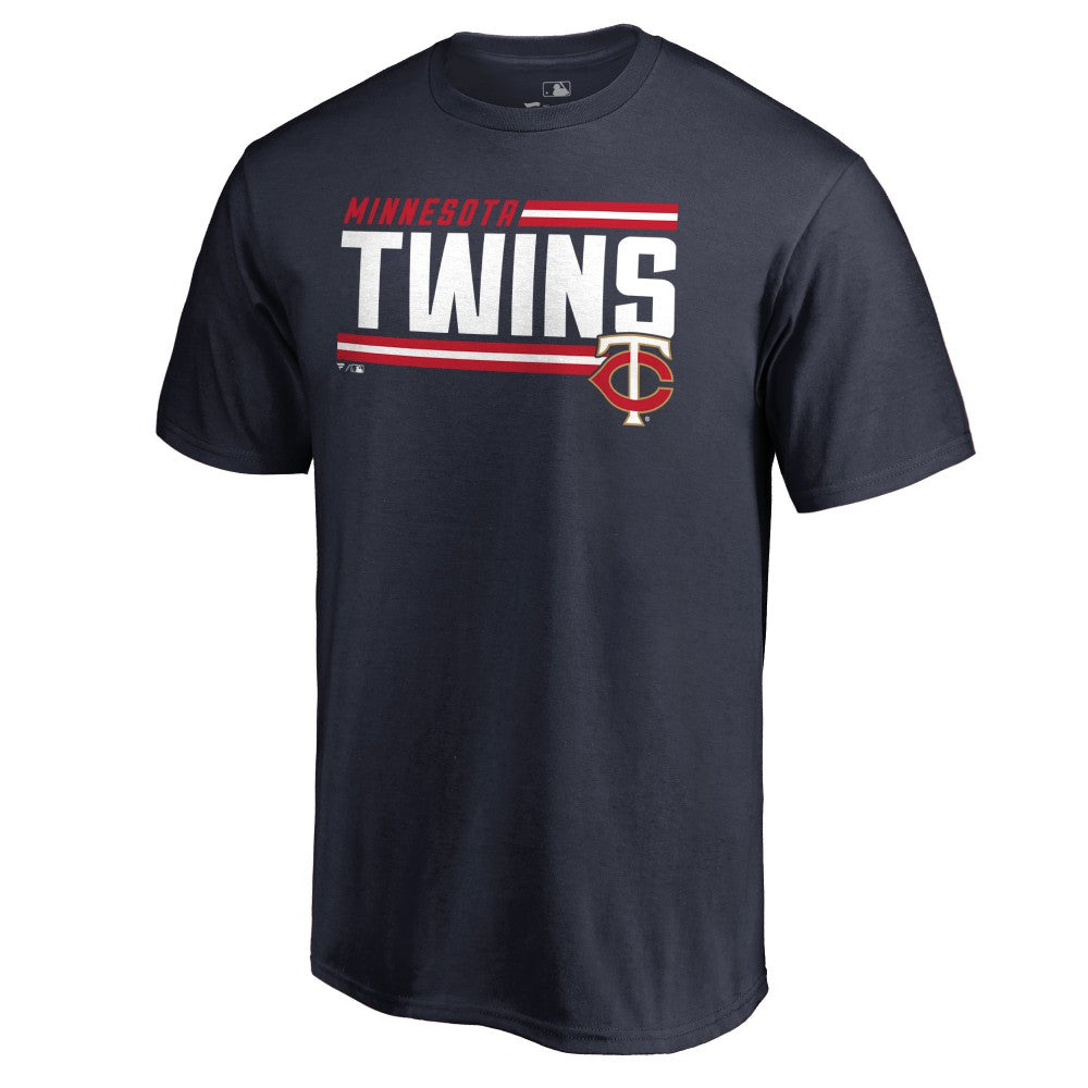 Minnesota Twins Onside Stripe T-Shirt - Navy T-shirts