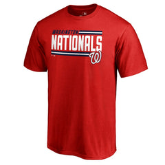 Washington Nationals Onside Stripe T-Shirt - Red T-shirts