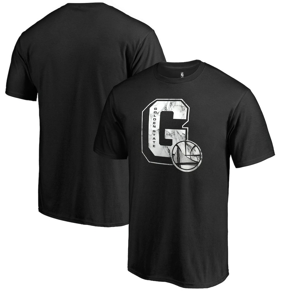 Golden State Warriors Letterman T-Shirt Black