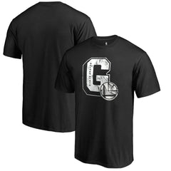 Golden State Warriors Letterman T-Shirt Black