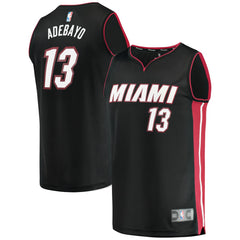 Bam Adebayo Miami Heat Fast Break Replica Player Jersey Icon Edition Black - Fanatics outlet