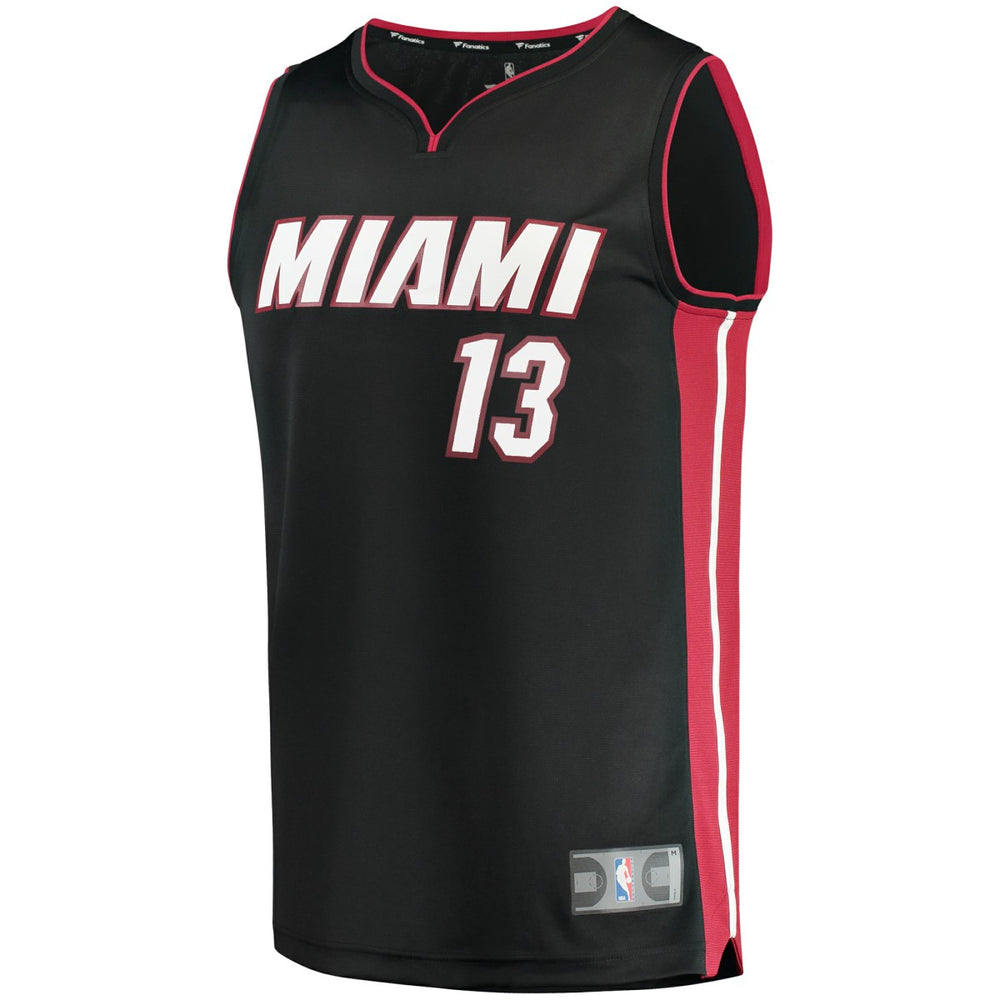 Bam Adebayo Miami Heat Fast Break Replica Player Jersey Icon Edition Black - Fanatics outlet