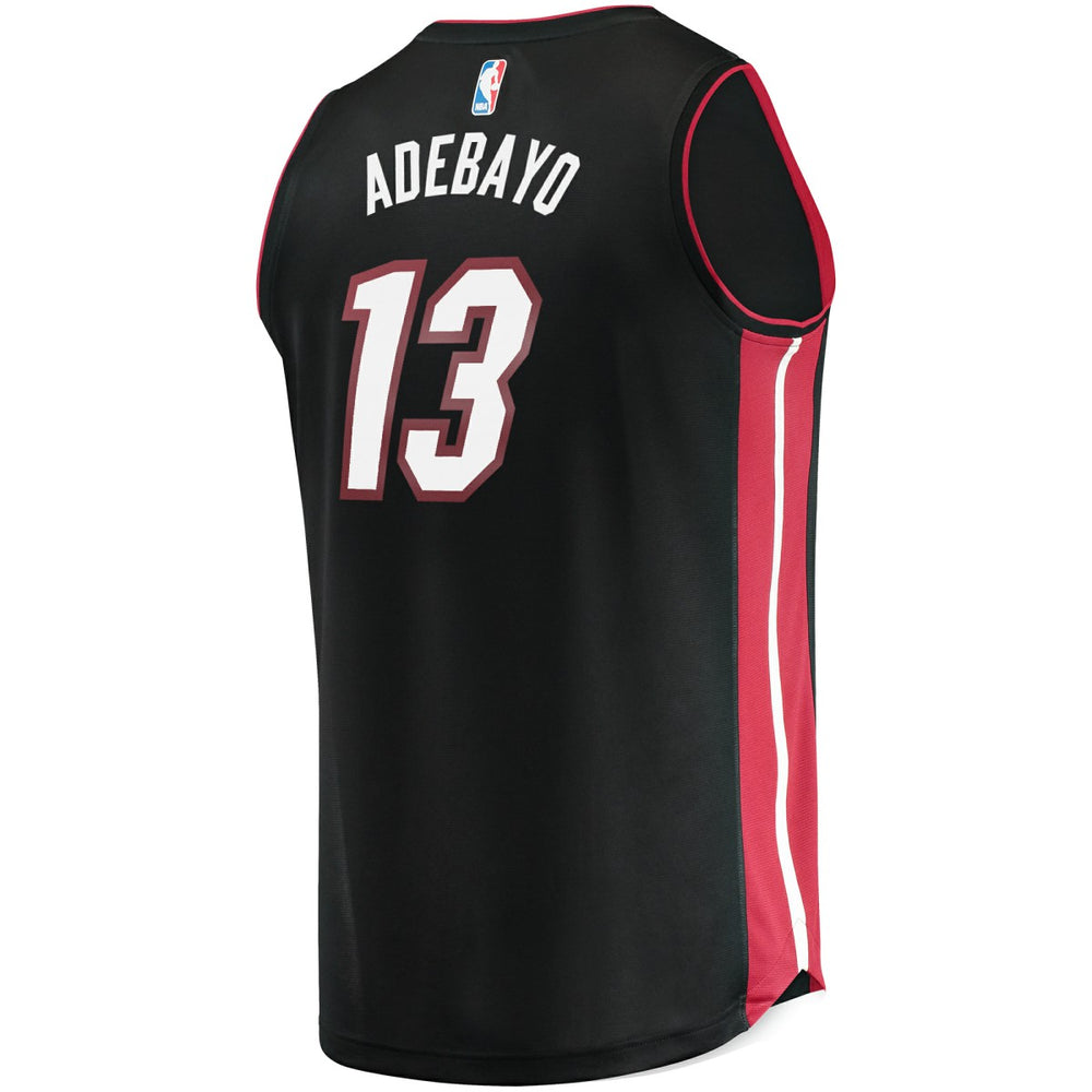 Bam Adebayo Miami Heat Fast Break Replica Player Jersey Icon Edition Black - Fanatics outlet