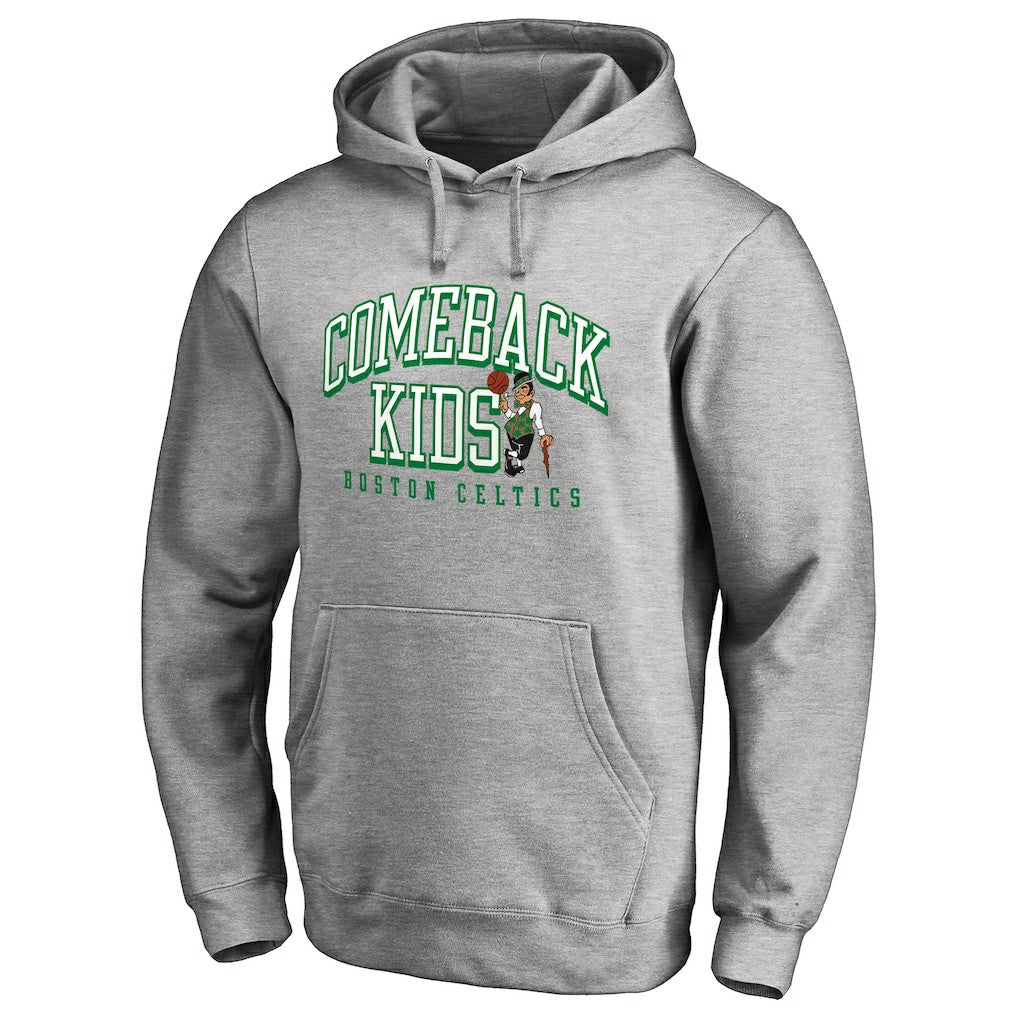 Boston Celtics Comeback Kids Pullover Hoodie Heathered Gray