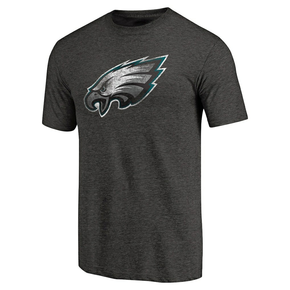 Philadelphia Eagles Team Secondary Tri-Blend T-Shirt - Heathered Black T-shirts