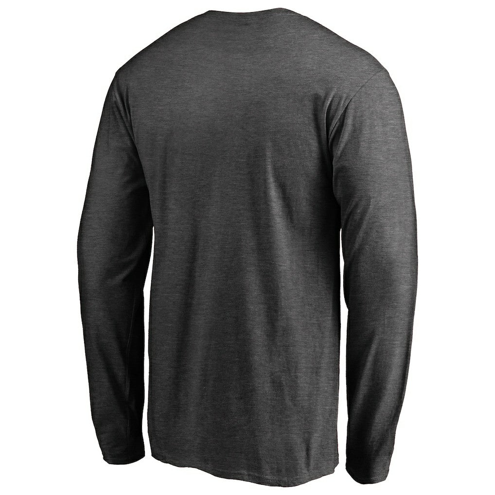 Philadelphia Eagles Primary Logo Long Sleeve T-Shirt - Heathered Charcoal T-shirts
