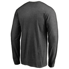 Philadelphia Eagles Primary Logo Long Sleeve T-Shirt - Heathered Charcoal T-shirts