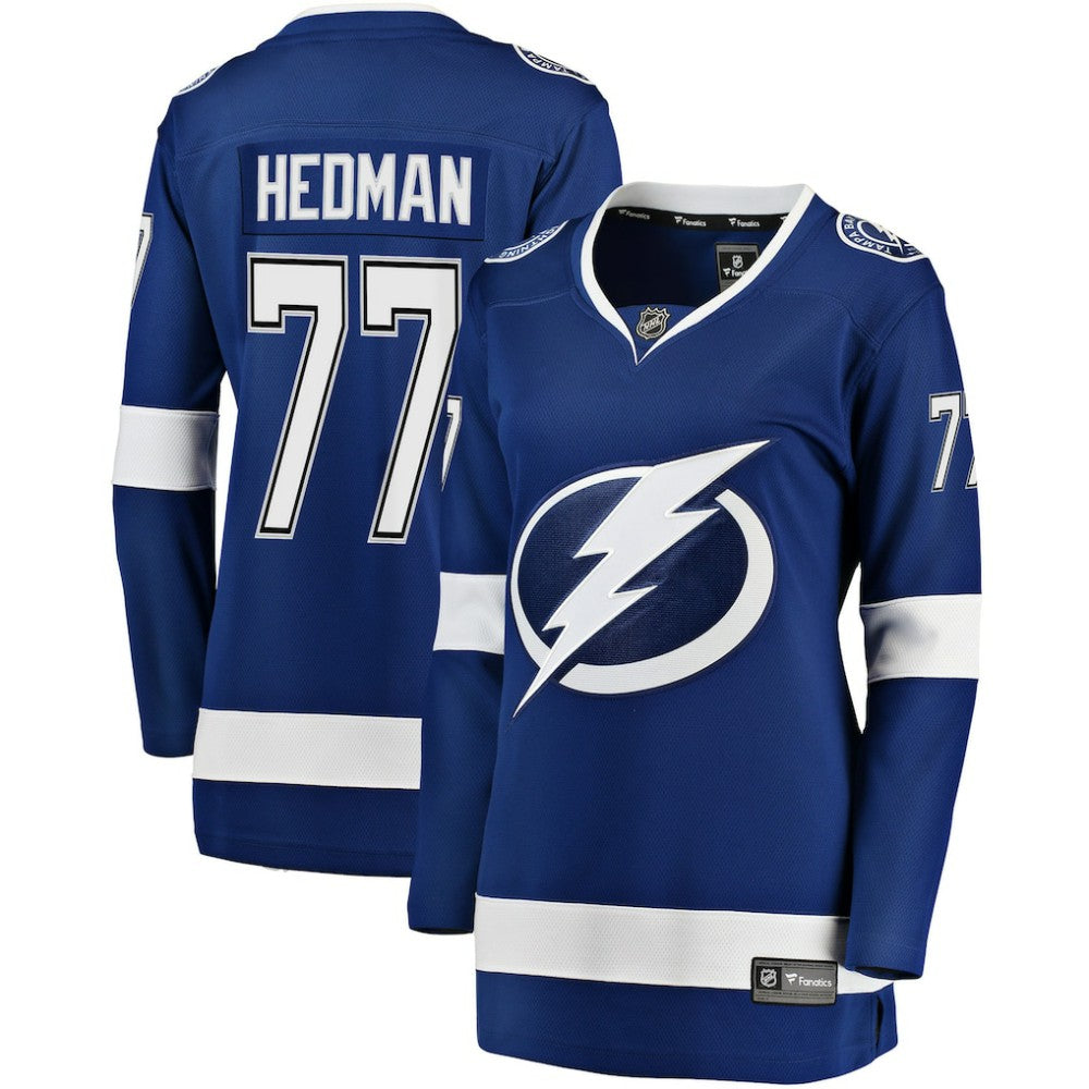 Victor Hedman Tampa Bay Lightning Fanatics Women's Home Breakaway Jersey - Blue | US 3055730
